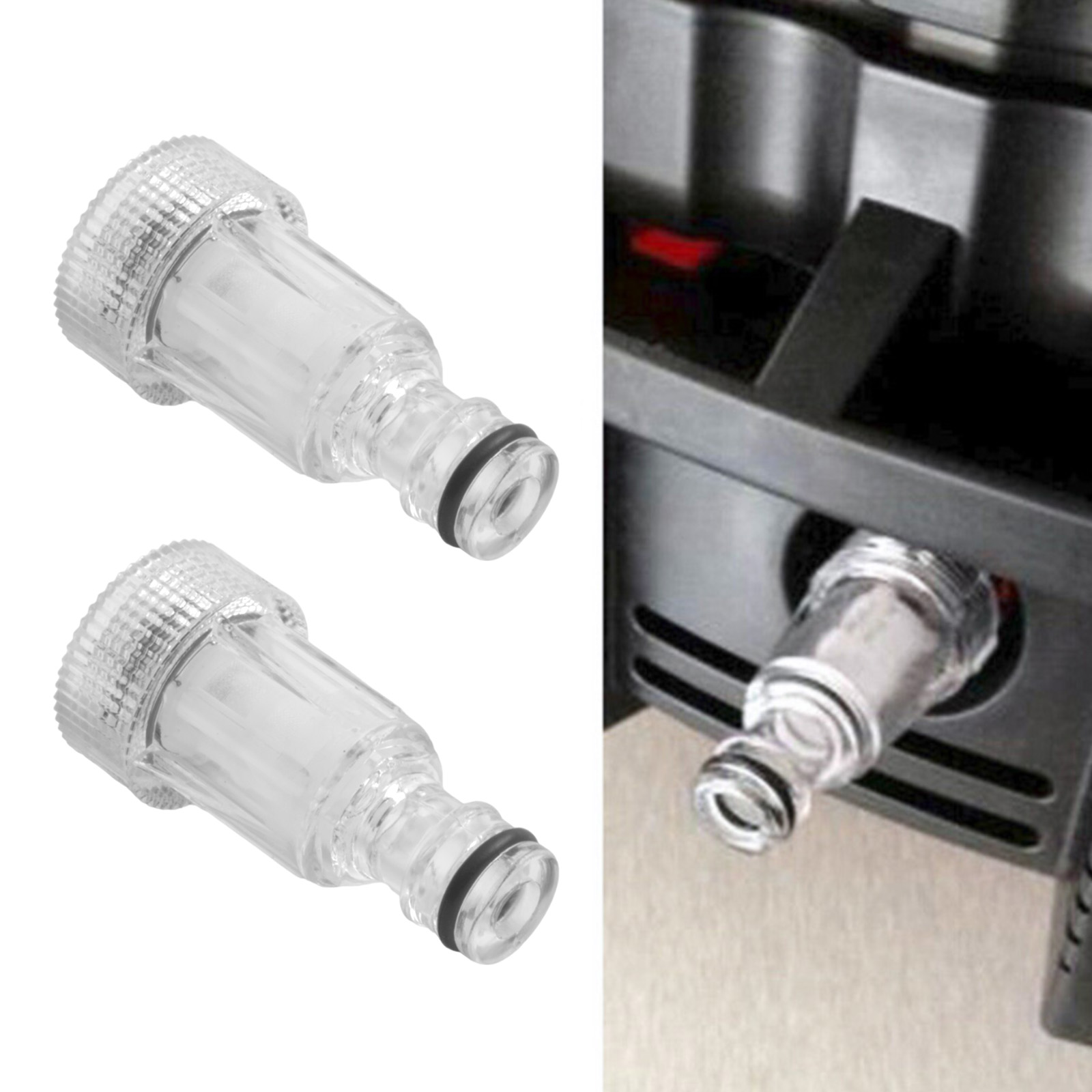 Vacuum Chamber Kit With Pump - 2PCS High Pressure Washer Water Filter