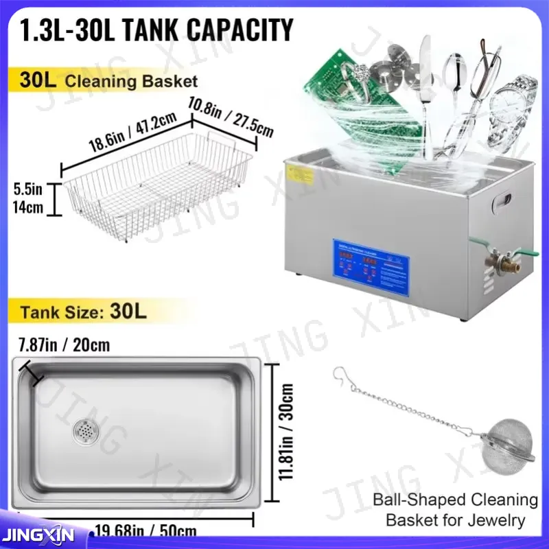 Custom for Digital Ultrasonic  - огляд і ціна Ultrasonic Cleaner 30L Industrial