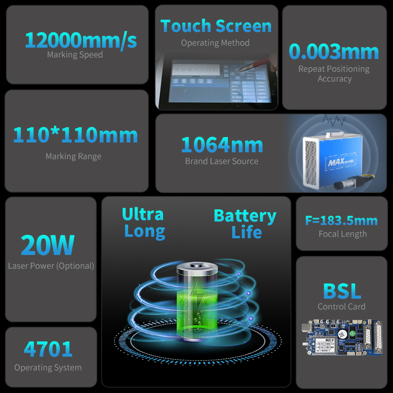 Good Price 20w 30w 50w Optical - огляд і ціна Fiber Laser Marking Machine 30W