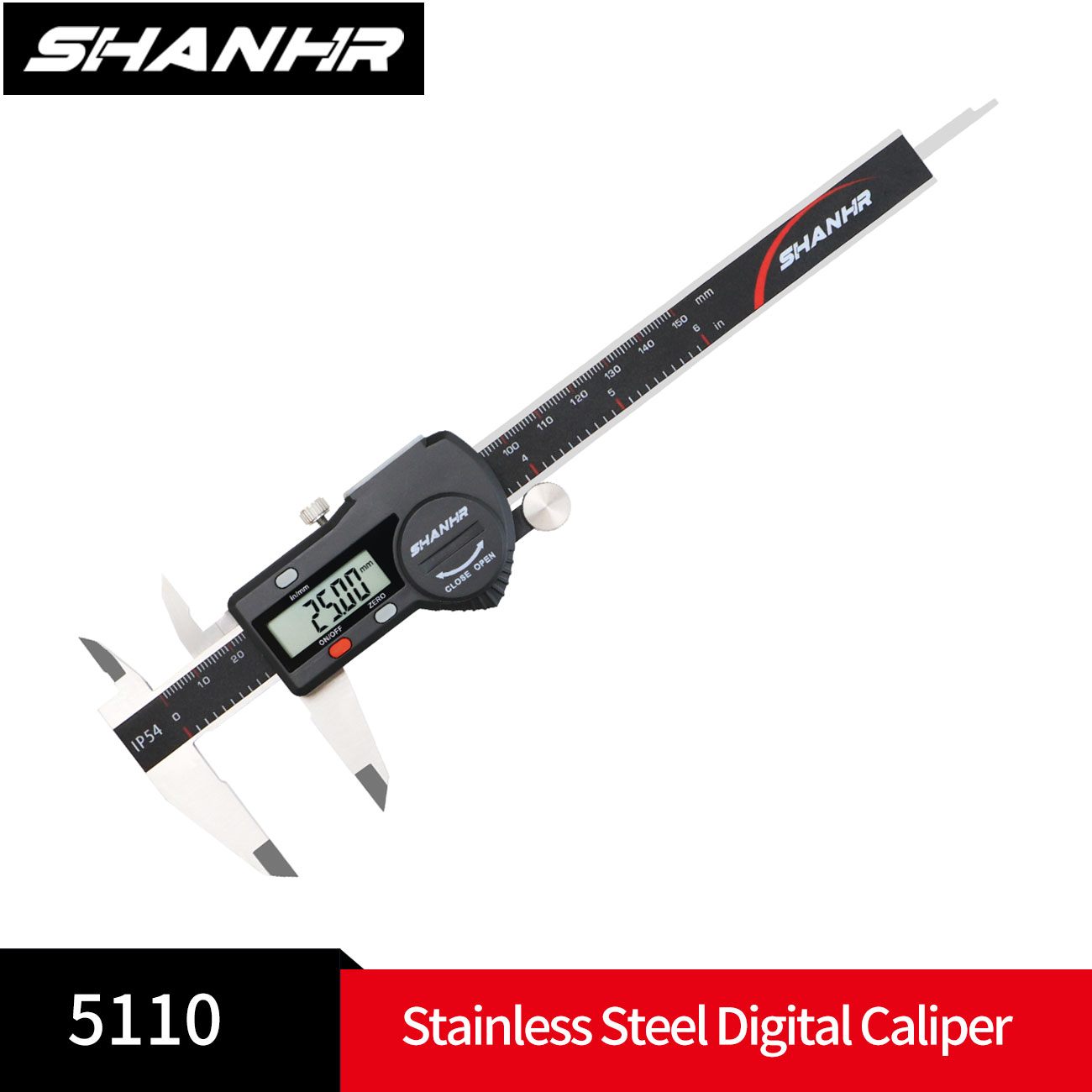 SHANHR IP54 150 mm Electronic  - огляд і ціна Digital Caliper 150Mm Stainless Steel