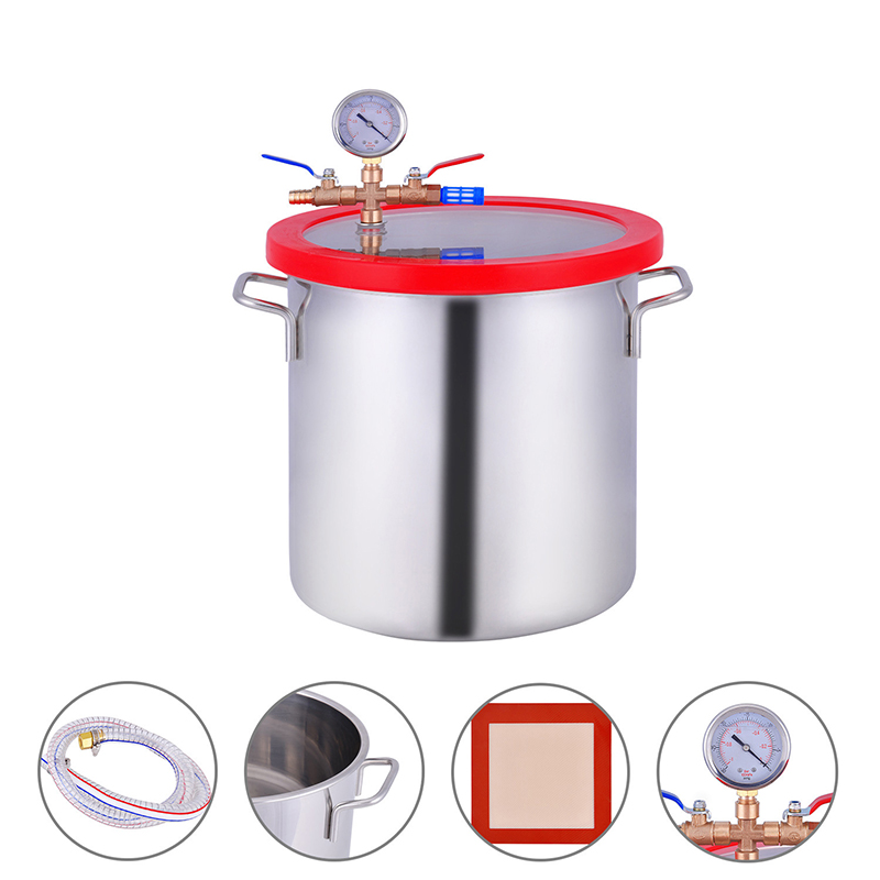 7.2L/12L/20L Stainless Steel V - огляд і ціна Vacuum Chamber Kit With Pump
