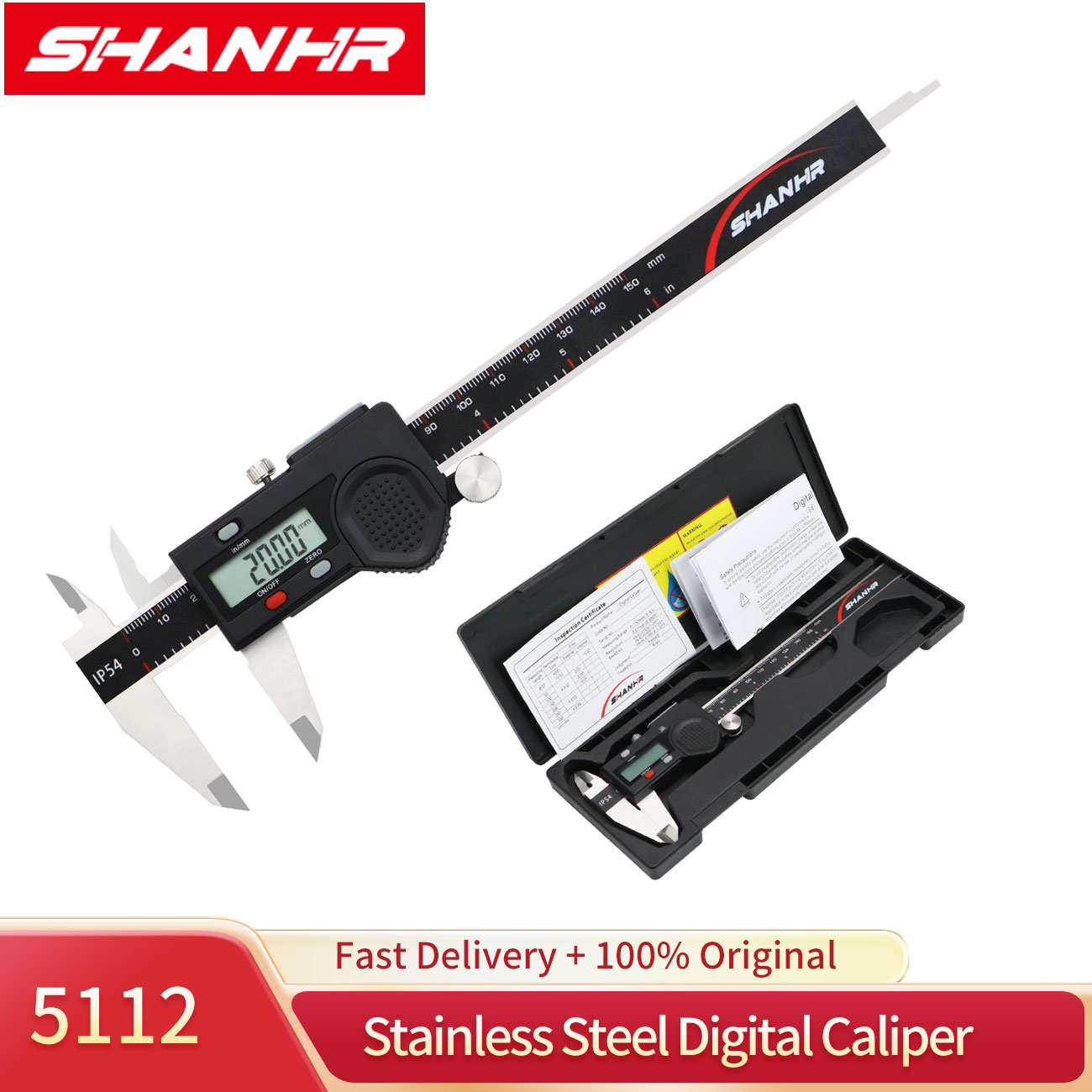 SHANHR Electronic Vernier Cali - огляд і ціна Digital Caliper 150Mm Stainless Steel