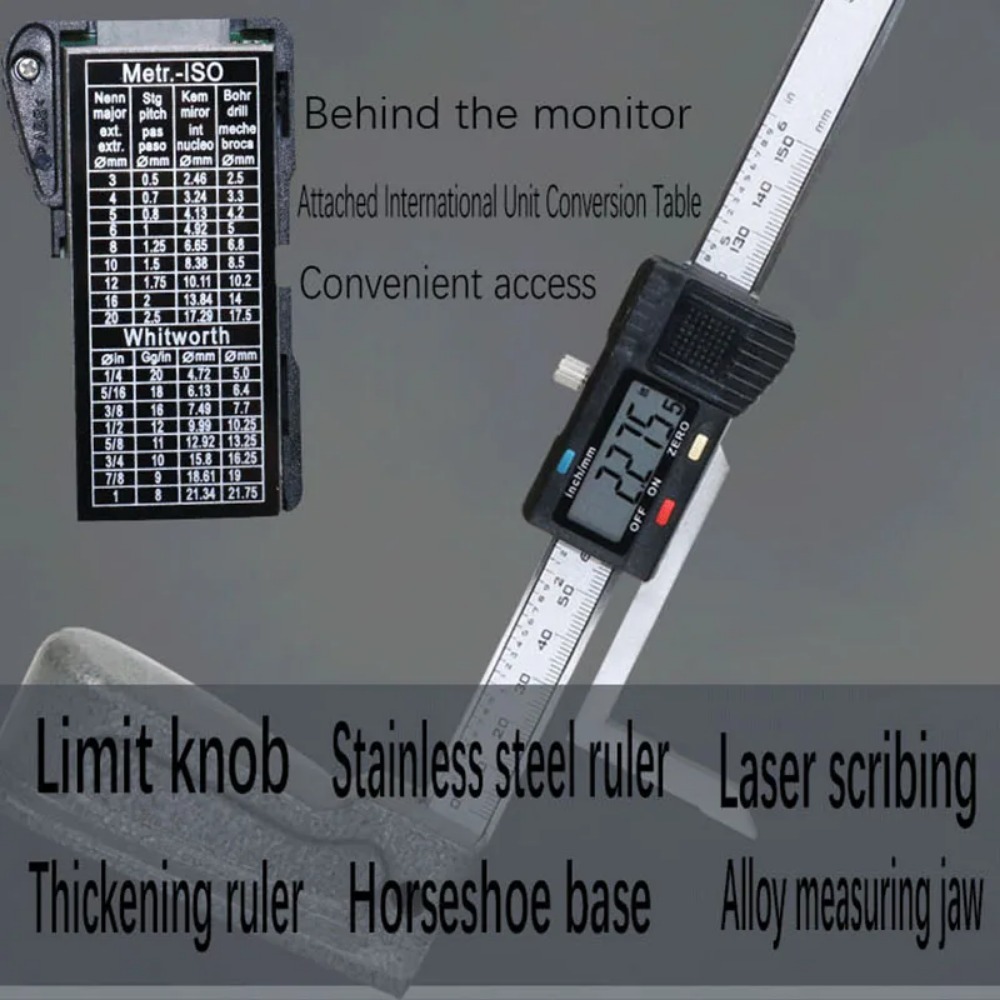 0-150mm Digital Height Gauge E - огляд і ціна Digital Caliper 150Mm Stainless Steel